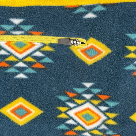 Massive Outdoor Fleece Hoodie Pullover Mens Size XL Aztec Southwestern Gorpcore - Picture 4 of 10